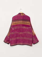 The Ladhiya Quilted Patchwork Kantha Jacket