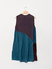 The Anan Short Dress  - Extra Small / Small - Upcycled Silk