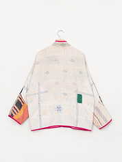The Ladhiya Quilted Patchwork Kantha Jacket