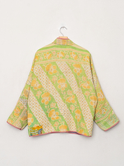 The Ladhiya Quilted Patchwork Kantha Jacket