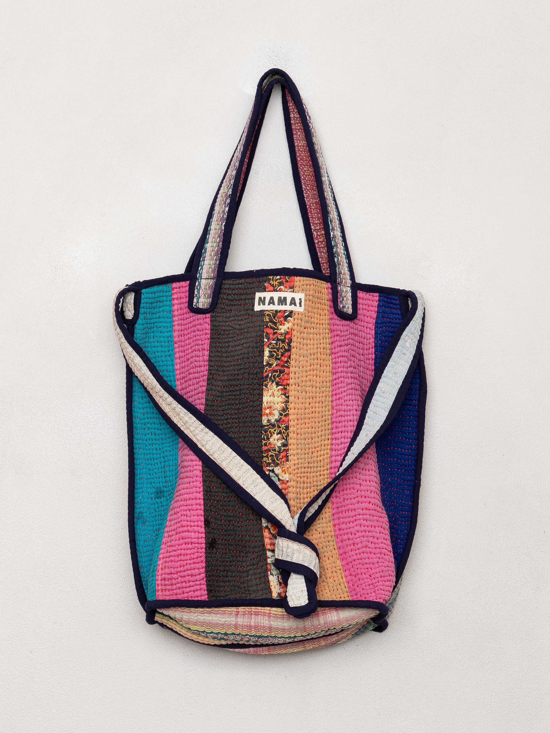 The Xoti II Zero-Waste Quilted Kantha Bag