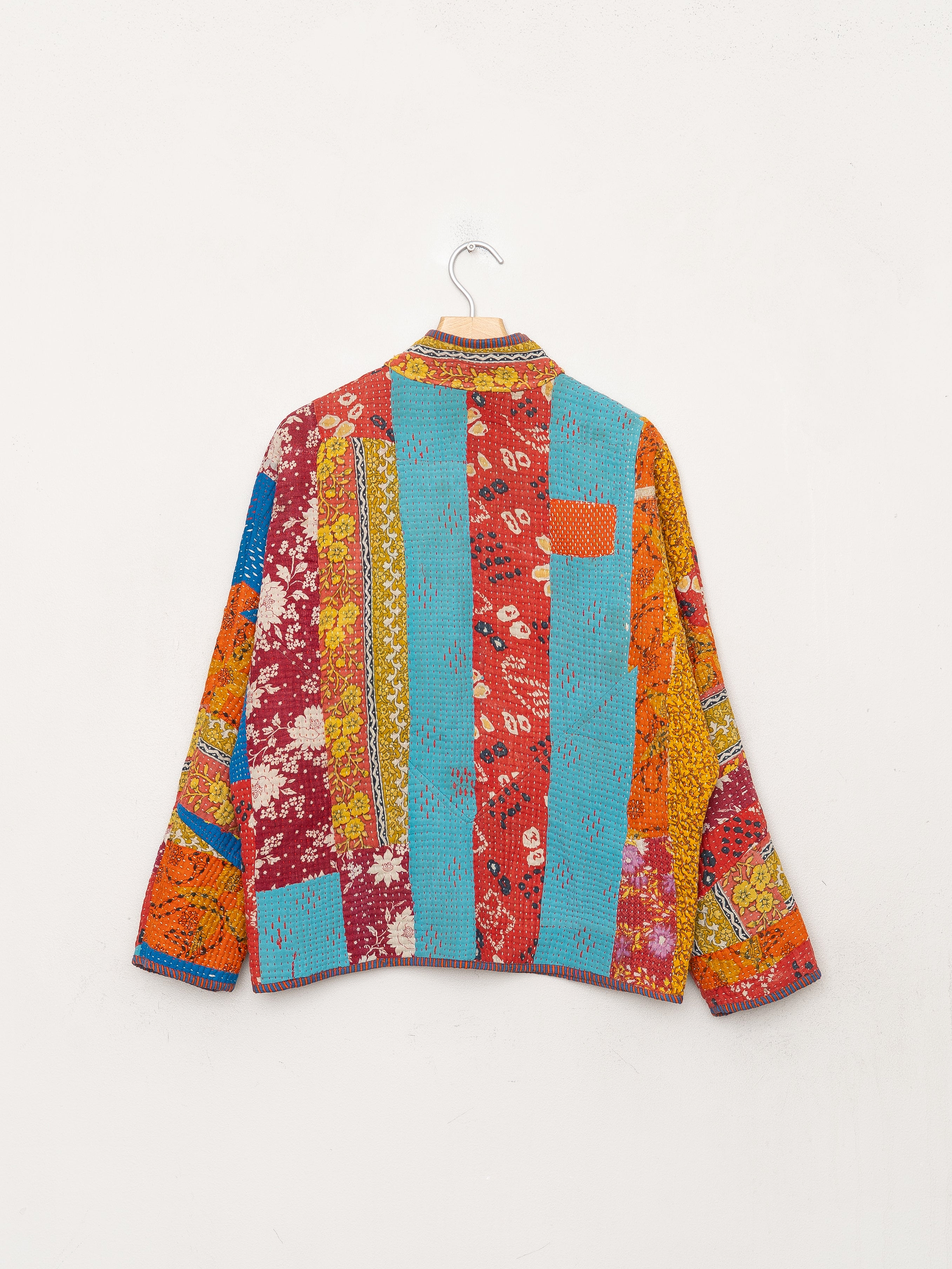 The Ladhiya Petite Quilted Patchwork Kantha Jacket