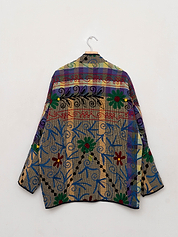 The Narmada Suzani Quilted Kantha Jacket