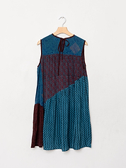 The Anan Short Dress  - Extra Small / Small - Upcycled Silk