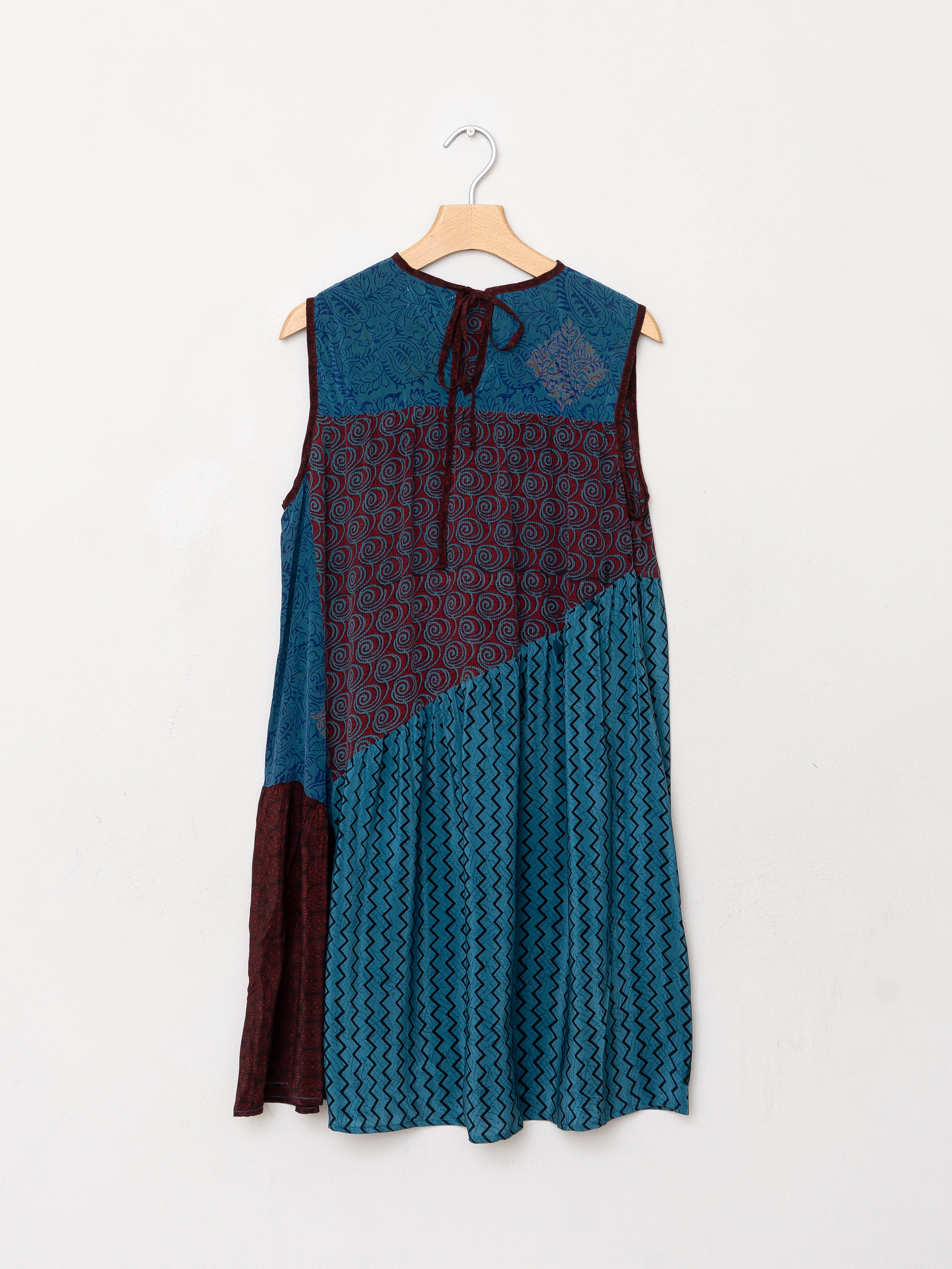 The Anan Short Dress  - Extra Small / Small - Upcycled Silk