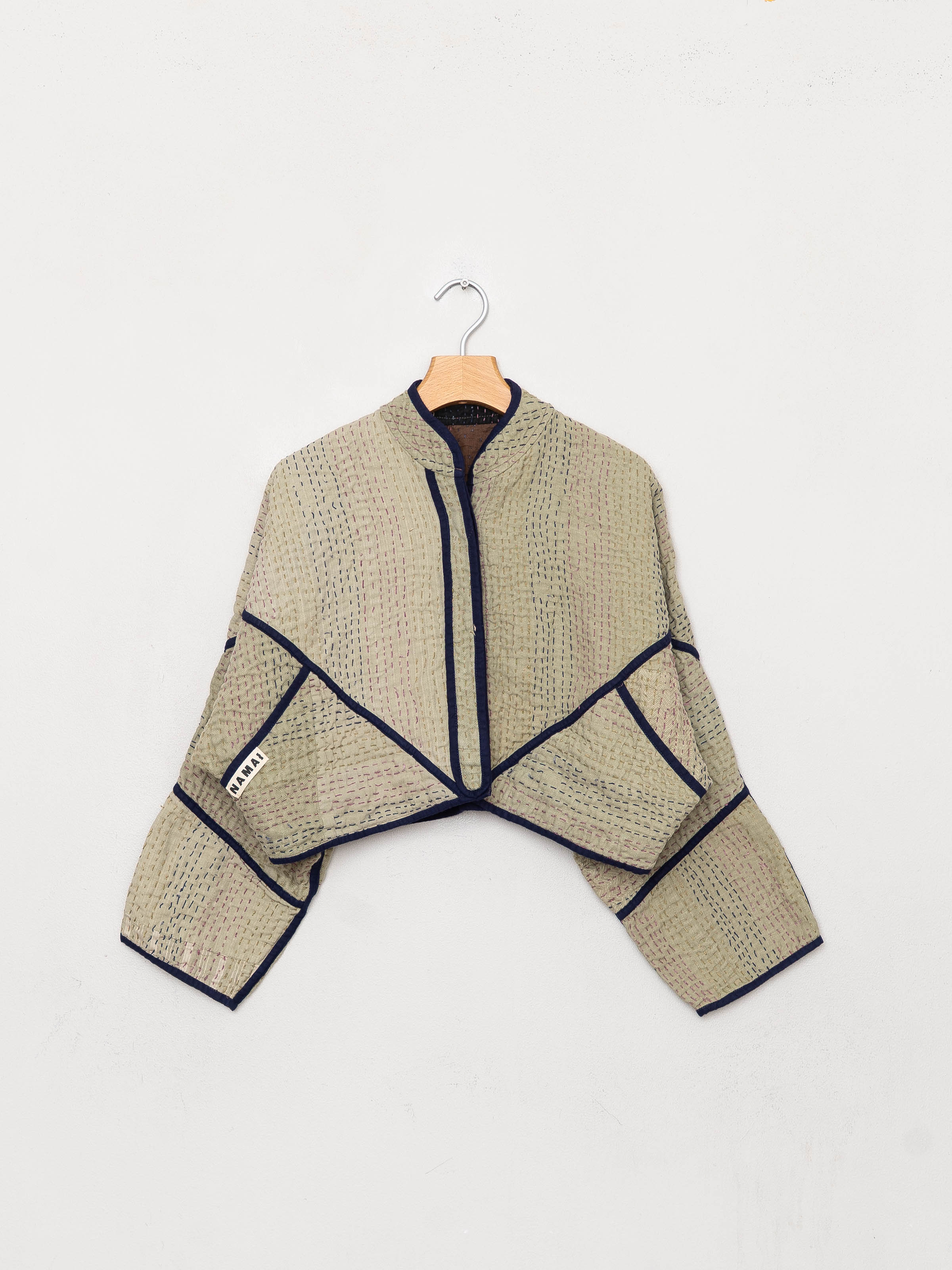 The Kaira Cropped Patchwork Ralli Quilt Jacket