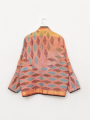 The Ladhiya Quilted Patchwork Kantha Jacket