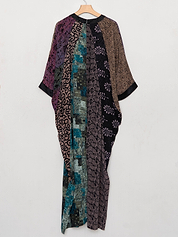 The Simmy Long Dress  - One Size - Upcycled Silk