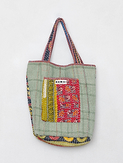The Xoti II Zero-Waste Quilted Kantha Bag