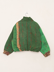The Shira Quilted Puffer Bomber Jacket