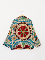 The Ladhiya Quilted Suzani Kantha Jacket