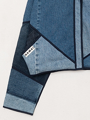 The Kaira Cropped Denim Jacket - Small