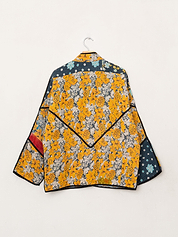 The Ladhiya Quilted Patchwork Kantha Jacket