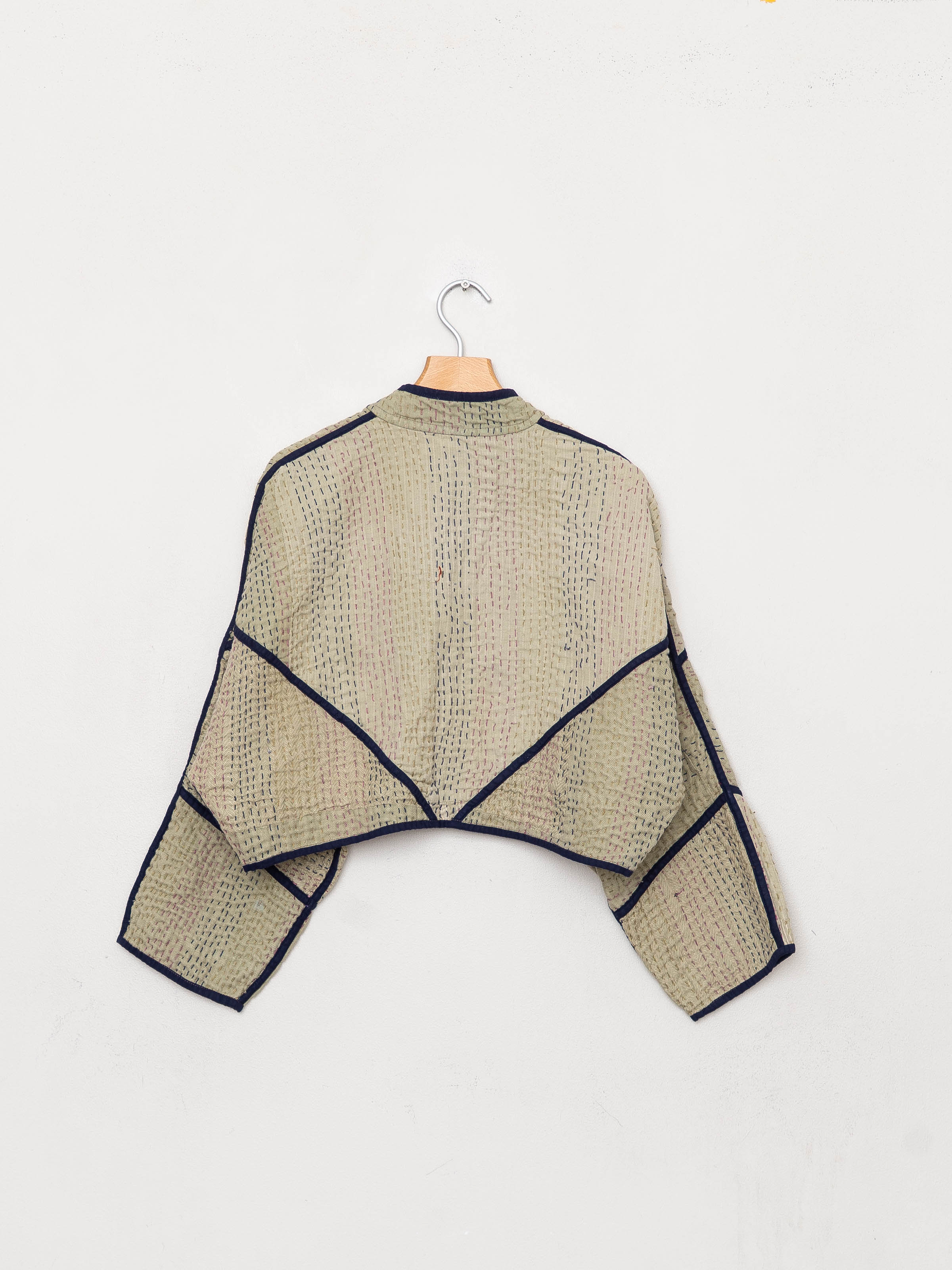 The Kaira Cropped Patchwork Ralli Quilt Jacket