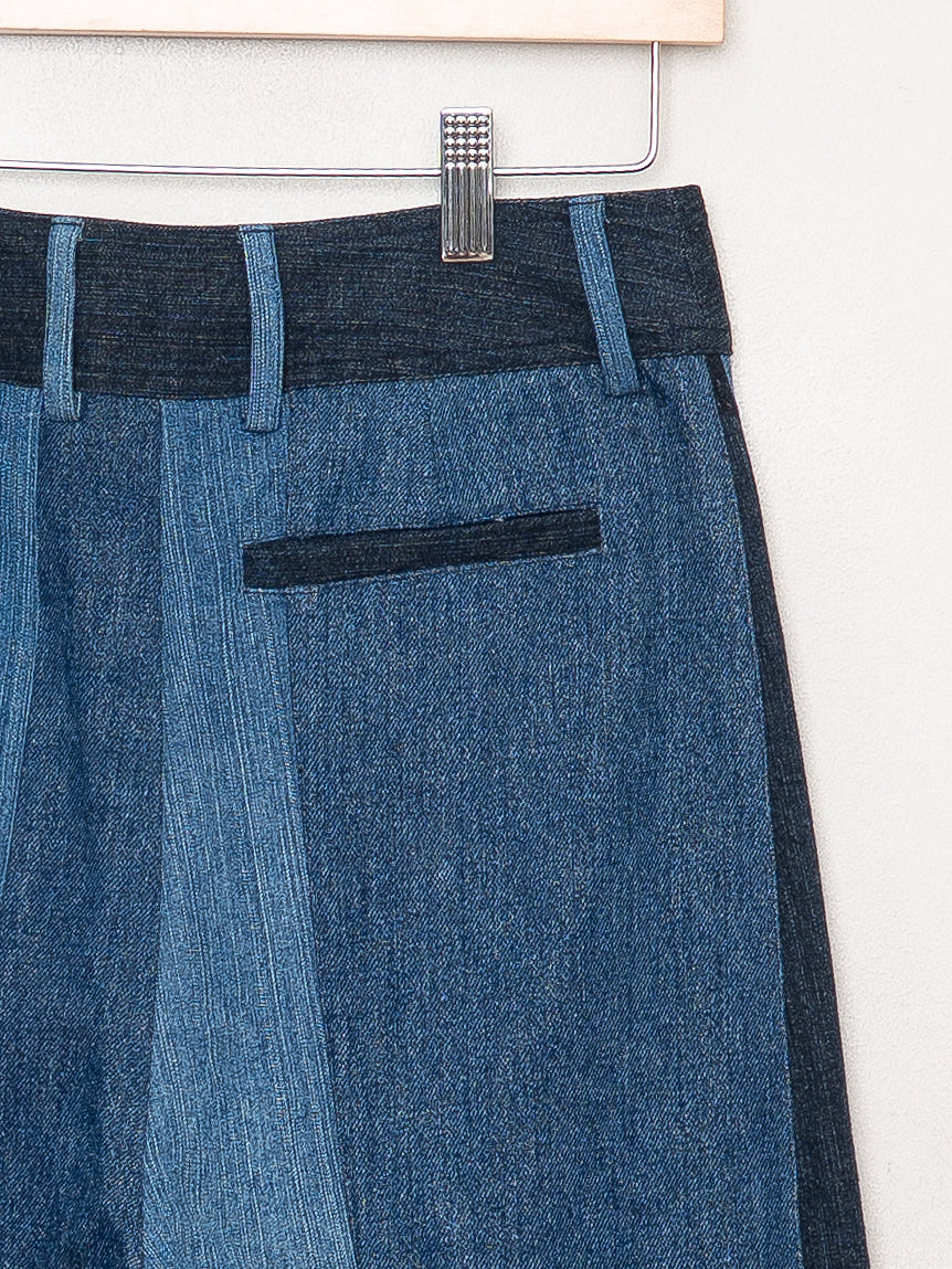 The Nadi Denim Flared Culotte Jeans - Small