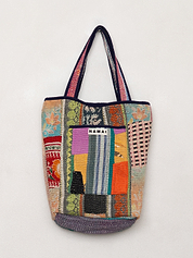 The Xoti II Zero-Waste Quilted Kantha Bag