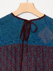 The Anan Short Dress  - Extra Small / Small - Upcycled Silk