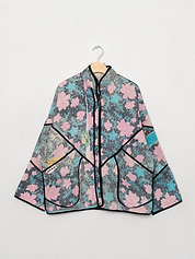 The Ladhiya Quilted Patchwork Kantha Jacket