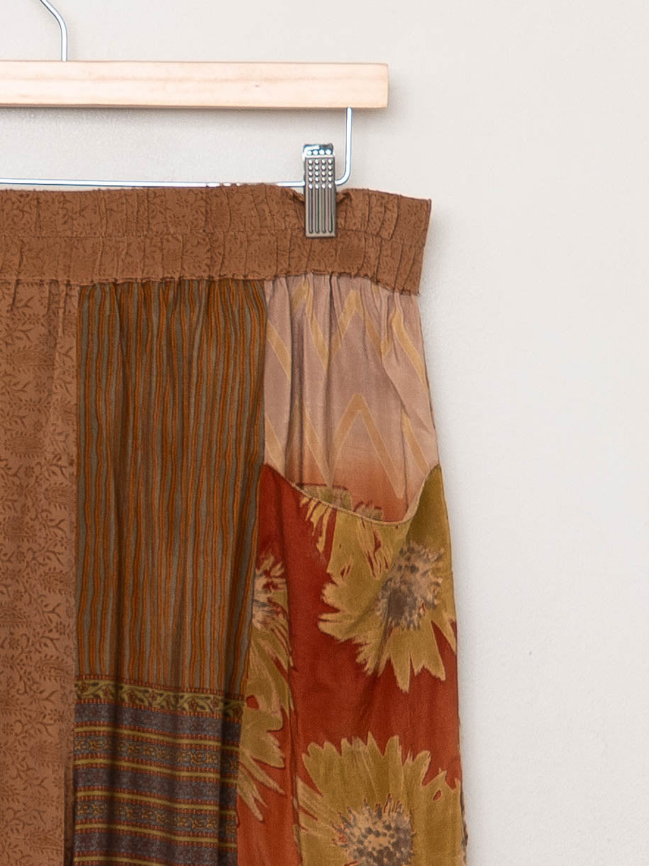 The Nayan Pant - Large - Upcycled Silk