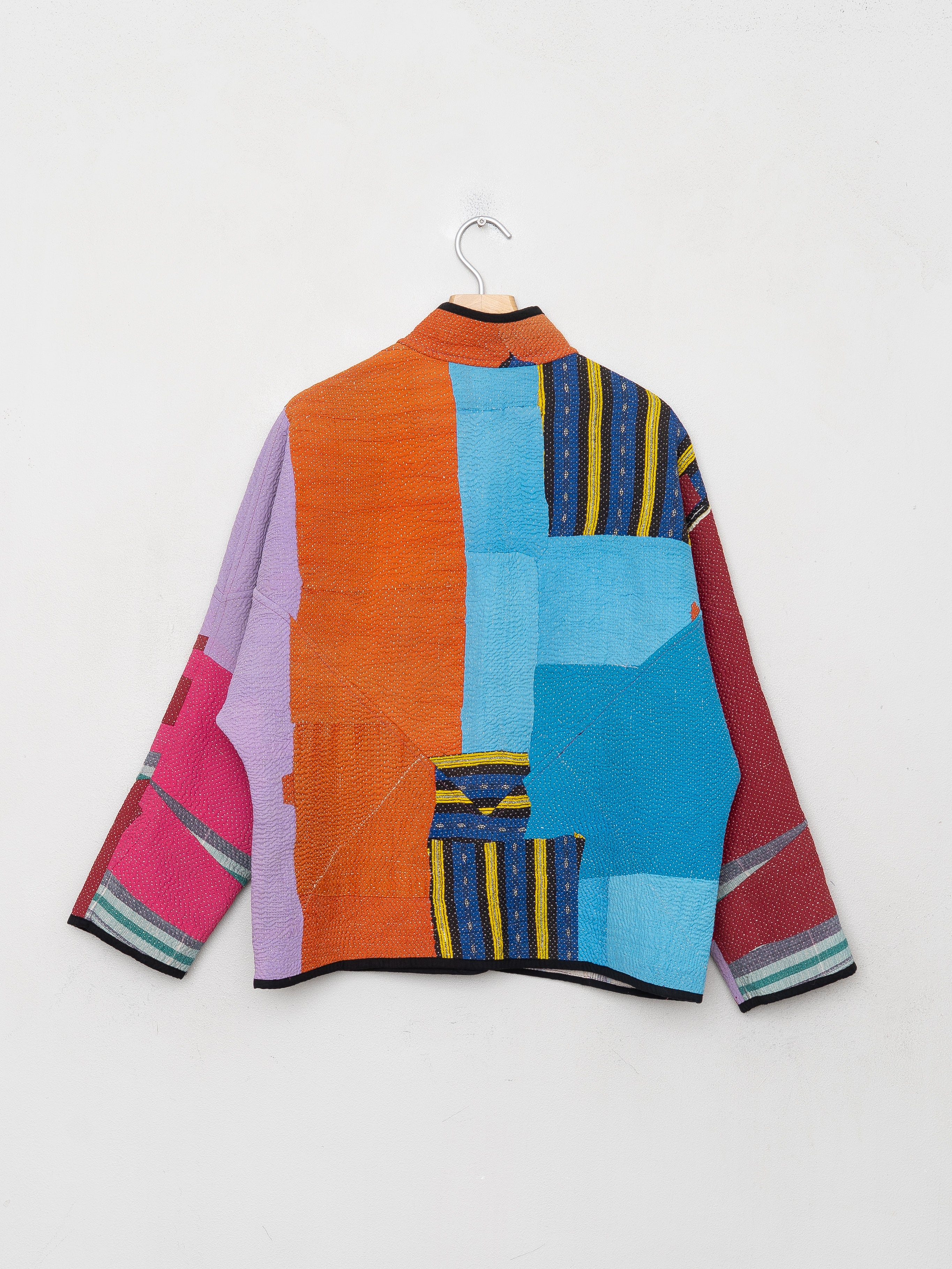 The Ladhiya Petite Quilted Patchwork Kantha Jacket