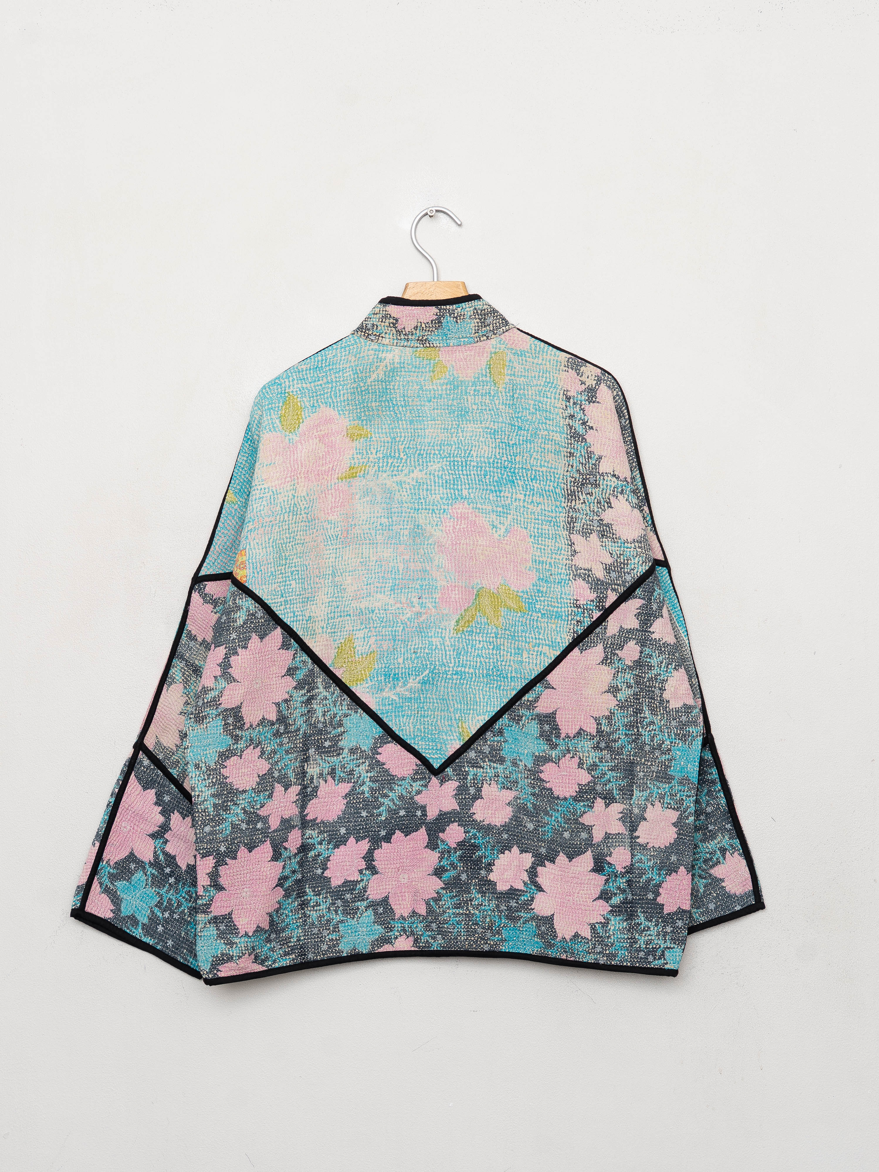 The Ladhiya Quilted Patchwork Kantha Jacket