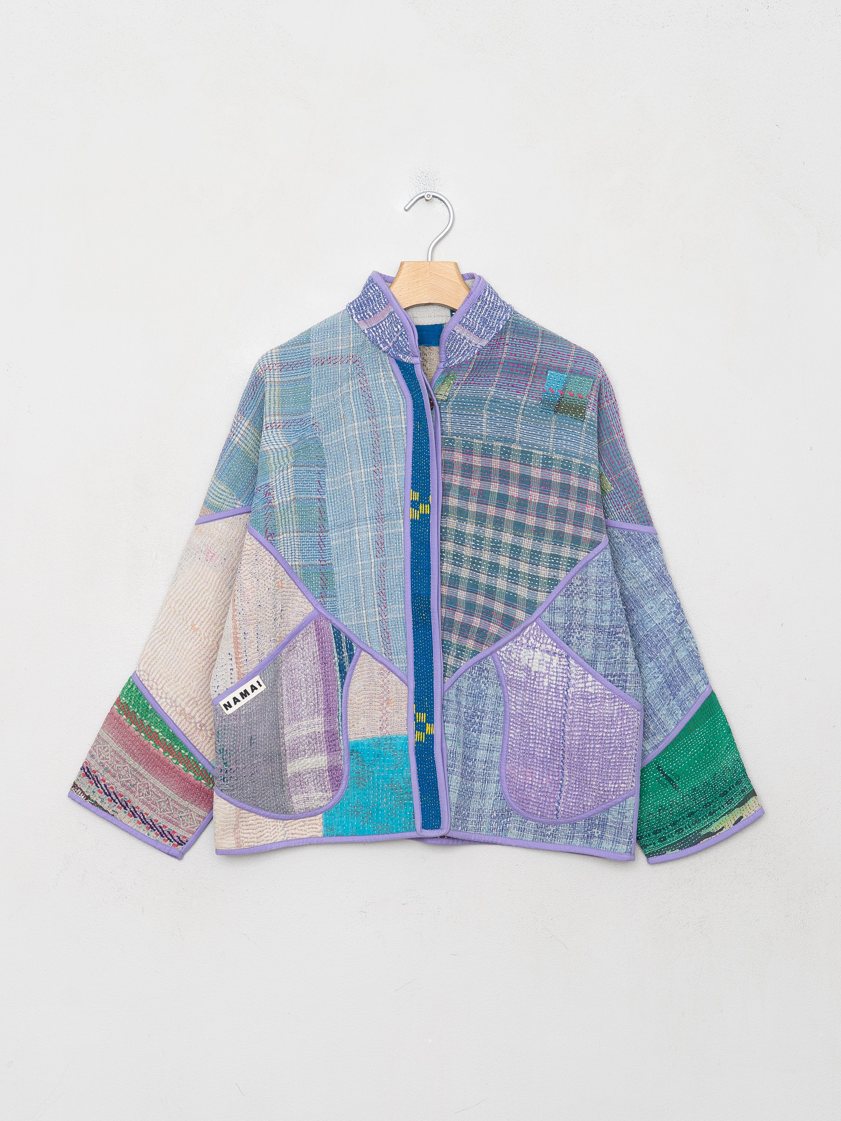 The Ladhiya Petite Quilted Patchwork Kantha Jacket