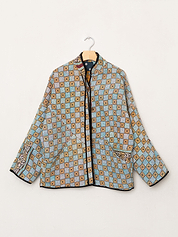 The Ladhiya Quilted Patchwork Kantha Jacket