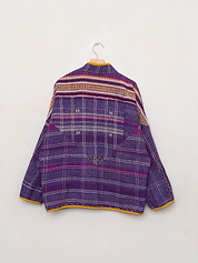 The Ladhiya Quilted Patchwork Kantha Jacket