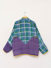 The Ladhiya Quilted Patchwork Kantha Jacket
