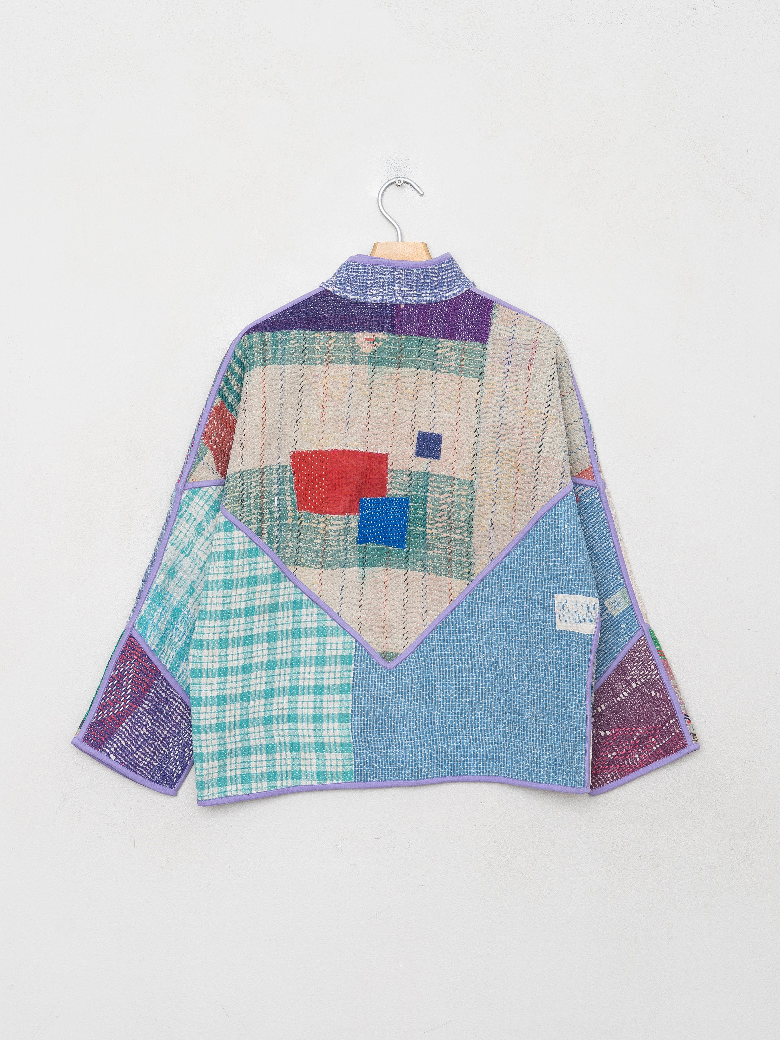 The Ladhiya Petite Quilted Patchwork Kantha Jacket