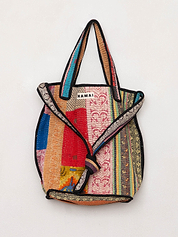 The Xoti II Zero-Waste Quilted Kantha Bag