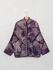 The Ladhiya Quilted Suzani Kantha Jacket