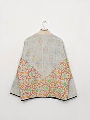 The Ladhiya Quilted Patchwork Kantha Jacket
