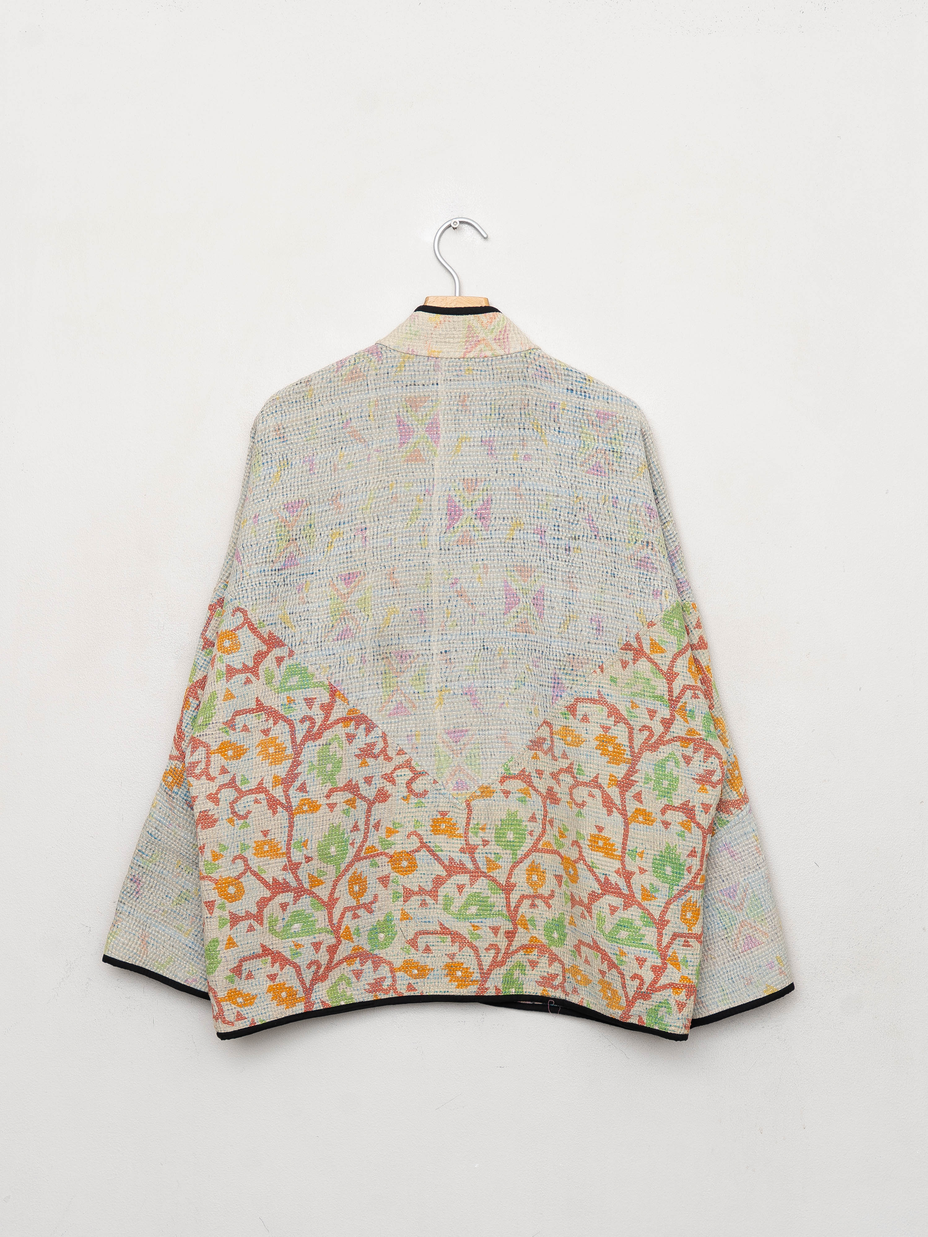 The Ladhiya Quilted Patchwork Kantha Jacket