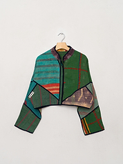 The Kaira Cropped Quilted Patchwork Kantha Jacket Wholesale