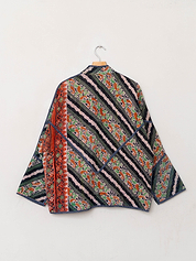 The Ladhiya Quilted Patchwork Kantha Jacket