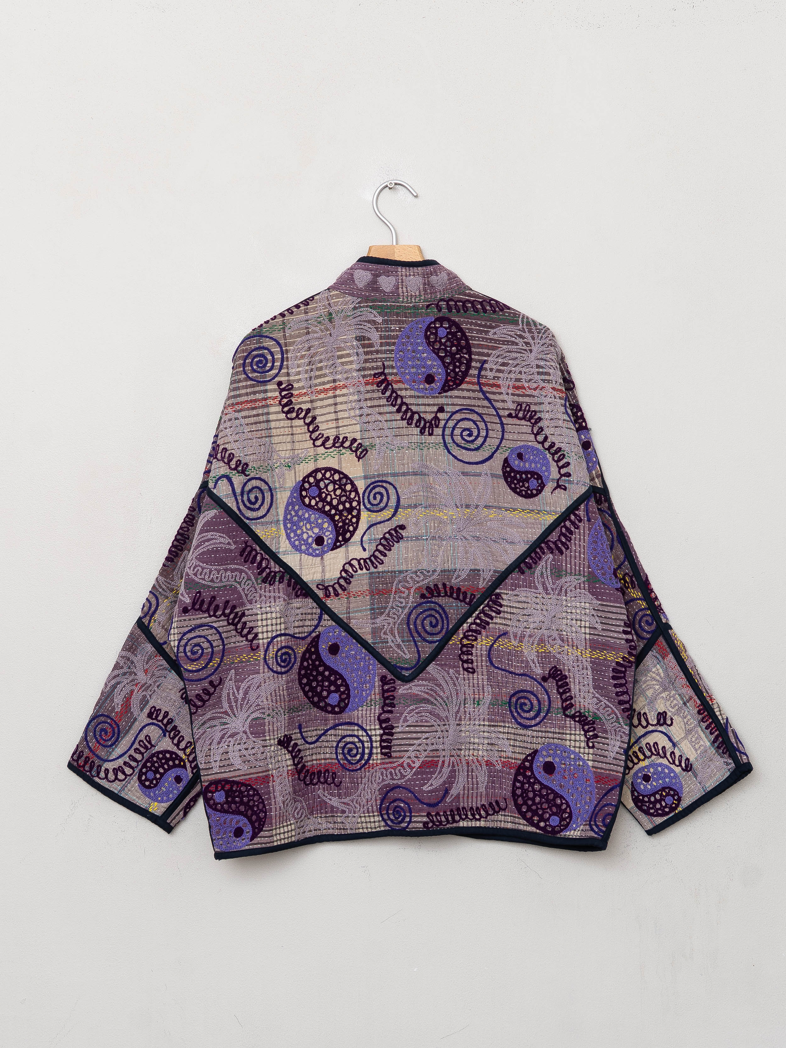 The Ladhiya Quilted Suzani Kantha Jacket