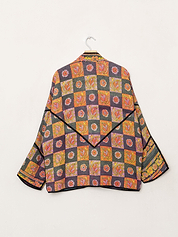 The Ladhiya Quilted Patchwork Kantha Jacket