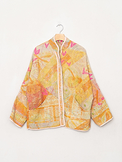 The Ladhiya Suzani Quilted Kantha Jacket