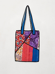 The Tarun Quilted Kantha Bag