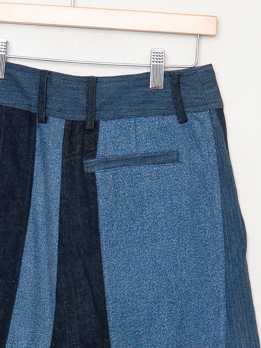 The Nadi Denim Flared Culotte Jeans - Small