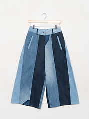 The Nadi Denim Flared Culotte Jeans - Small