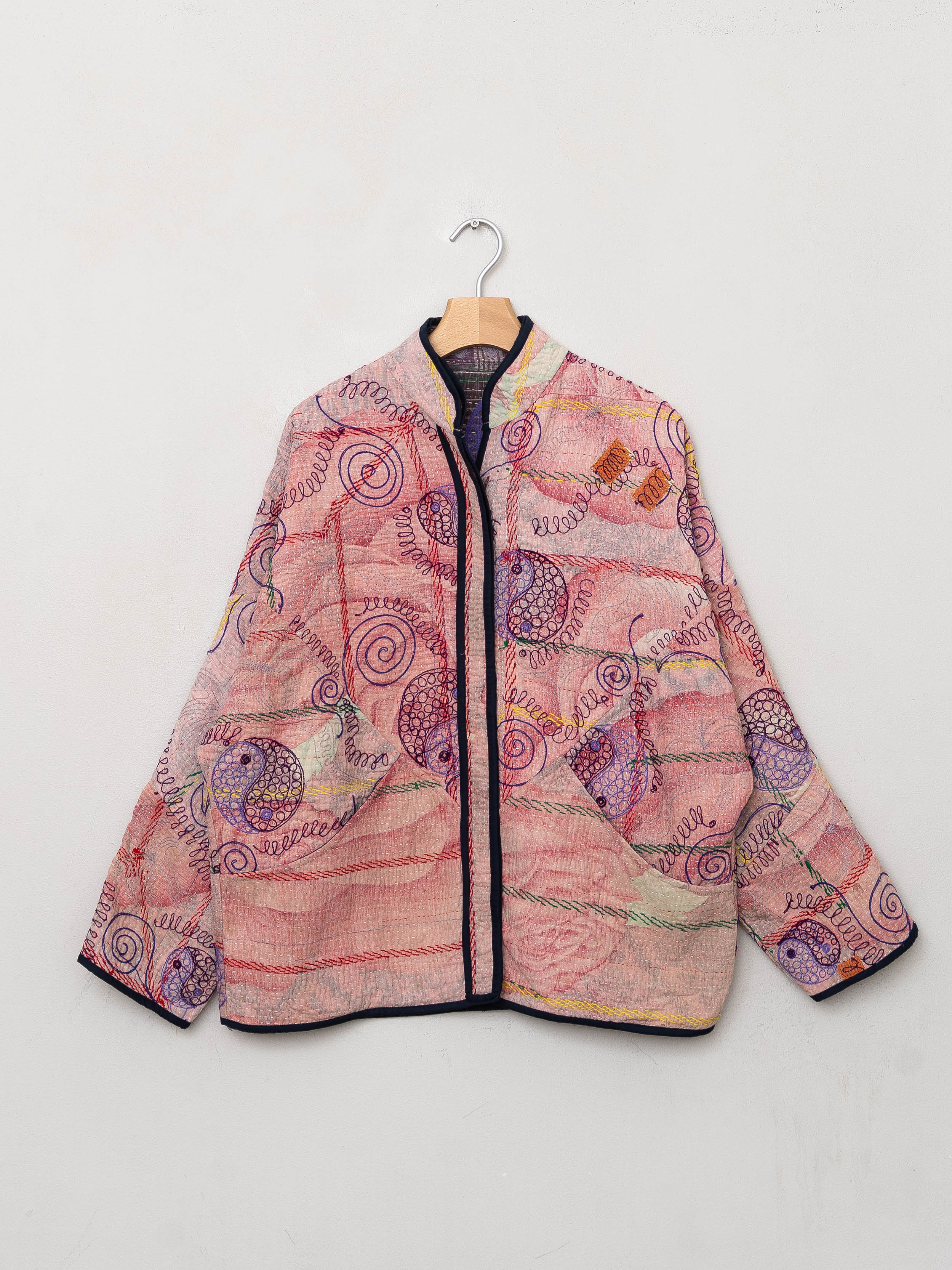 The Ladhiya Quilted Suzani Kantha Jacket