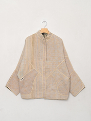 The Ishani Quilted Patchwork Kantha Jacket