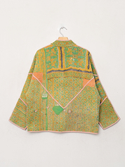 The Ladhiya Quilted Patchwork Kantha Jacket