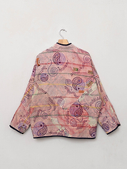 The Ladhiya Quilted Suzani Kantha Jacket