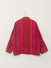 The Ladhiya Quilted Patchwork Kantha Jacket