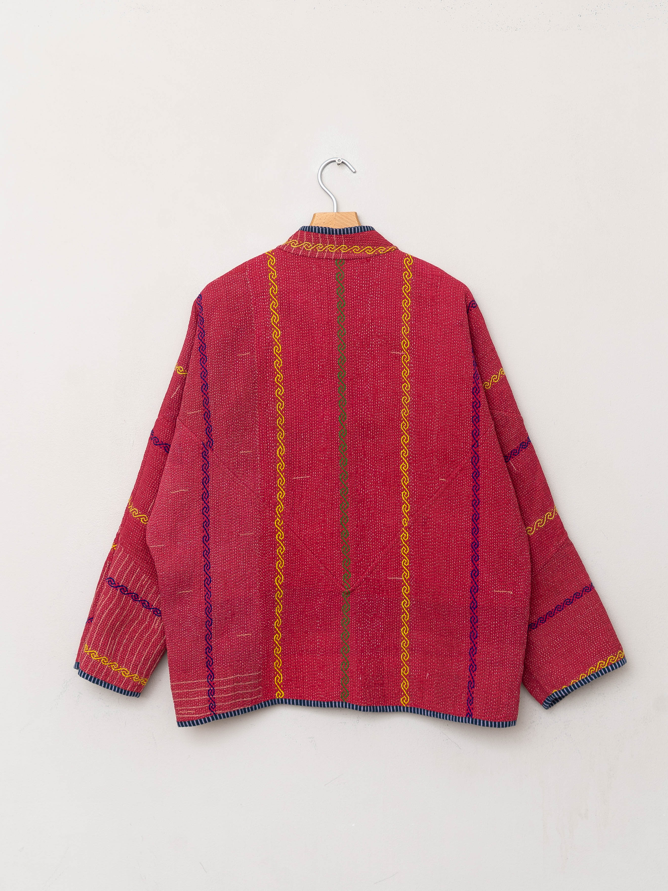 The Ladhiya Quilted Patchwork Kantha Jacket