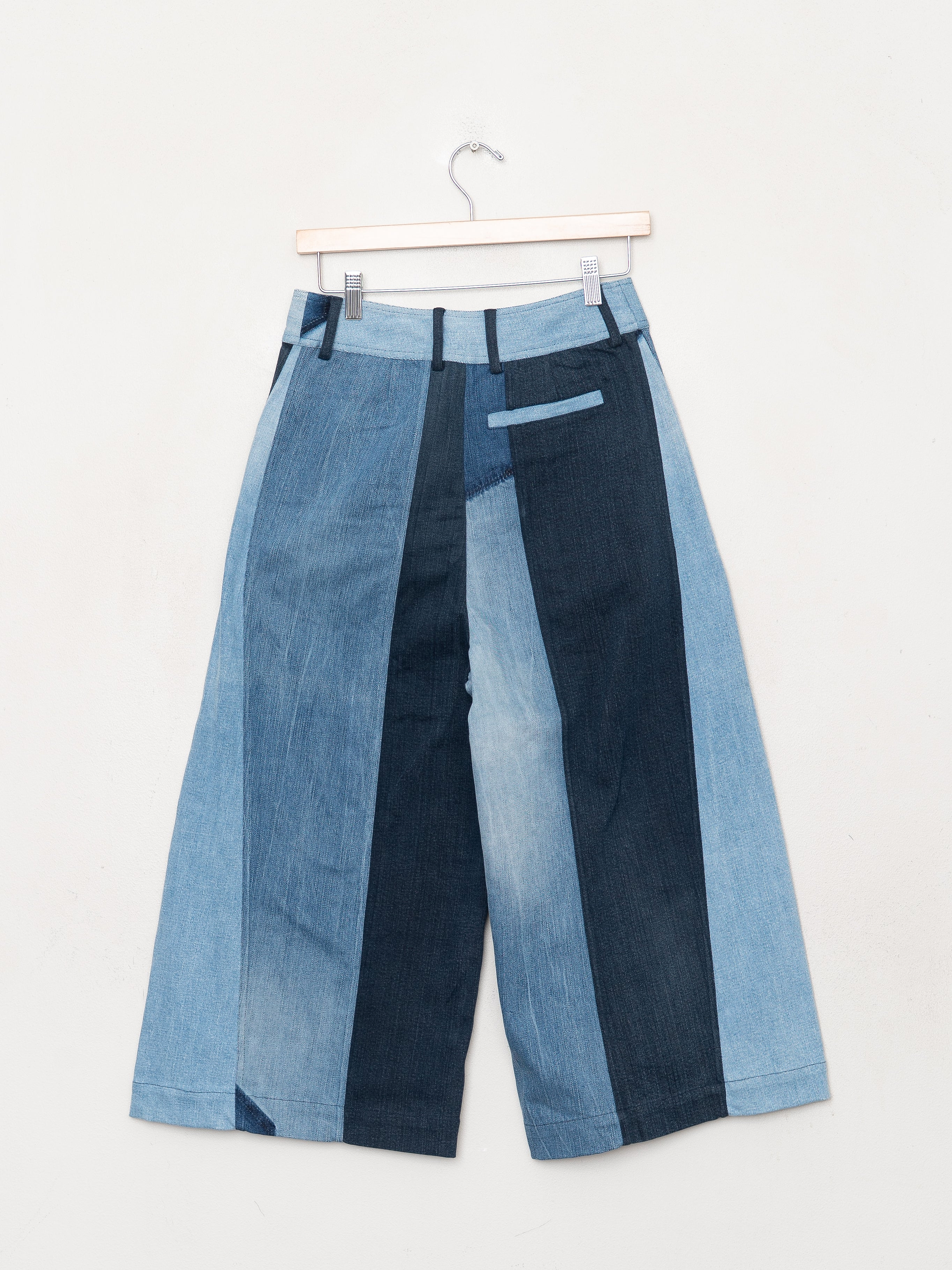 The Nadi Denim Flared Culotte Jeans - Small