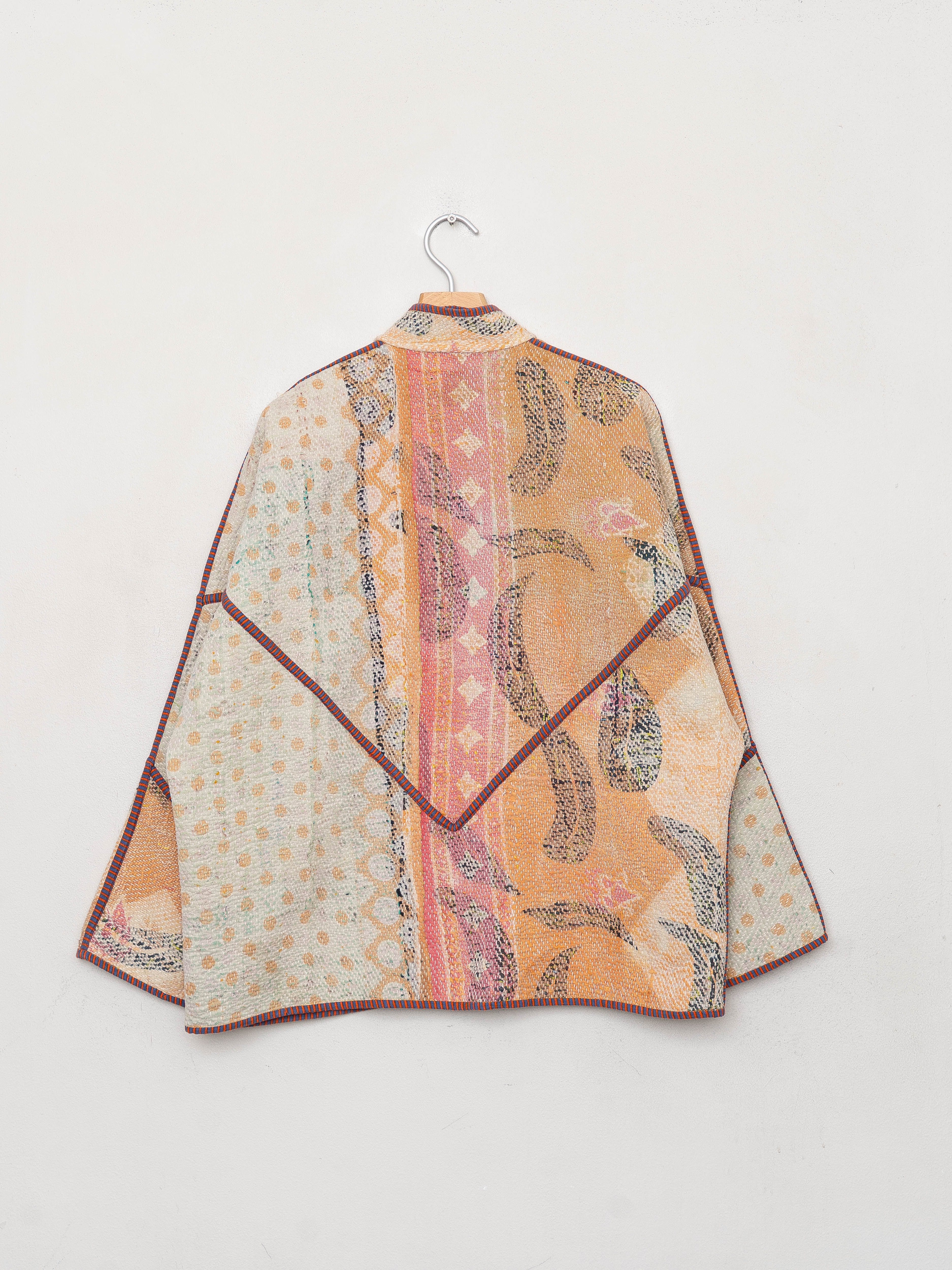 The Ladhiya Quilted Patchwork Kantha Jacket